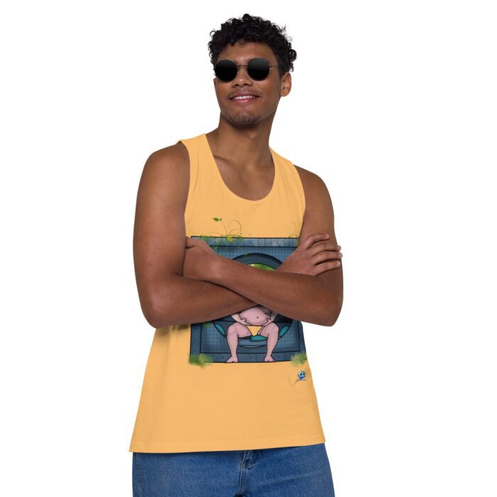Men’s premium tank top - Heavy Meditation - Image 35