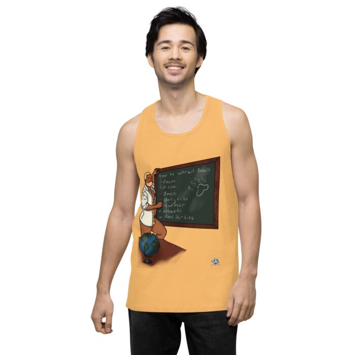 Men’s premium tank top - How To Attract A Bear - Image 48