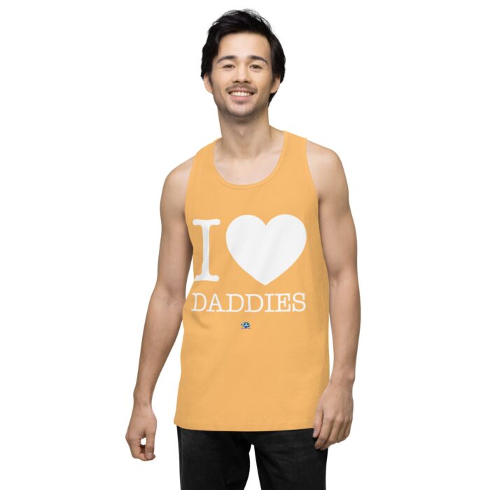Men’s premium tank top - I Heart Daddies - Image 47