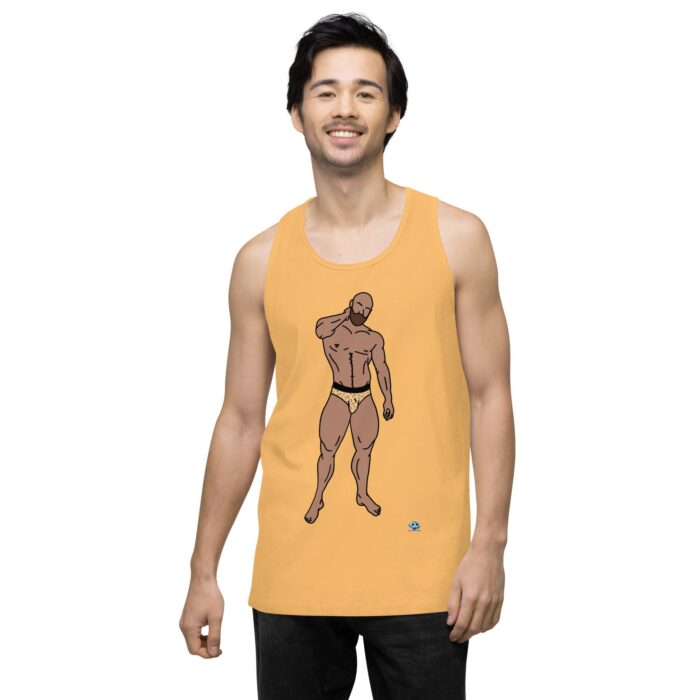 Men’s premium tank top - Leopard Bikini - Image 47