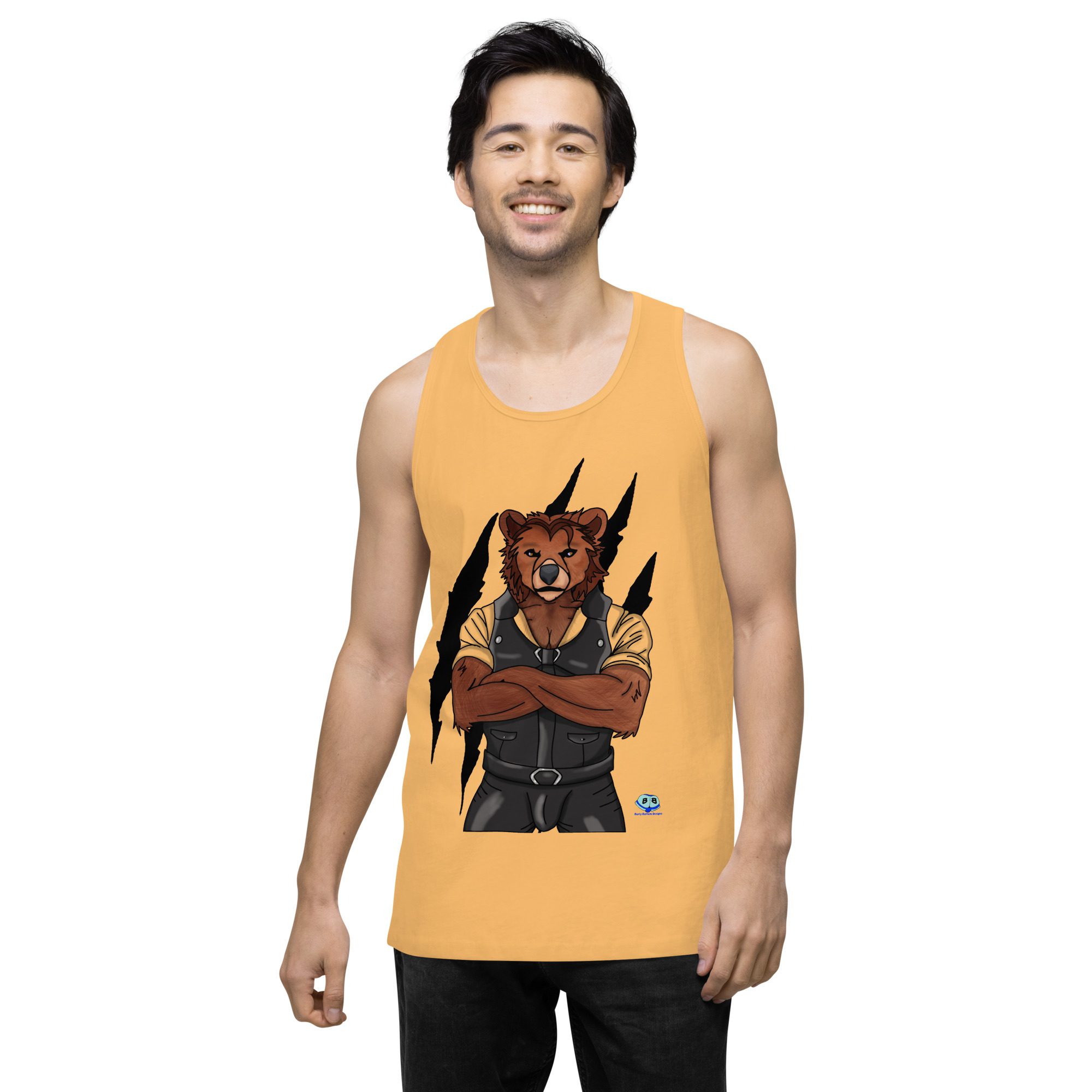 Men’s premium tank top - Mr. Bear - Image 21