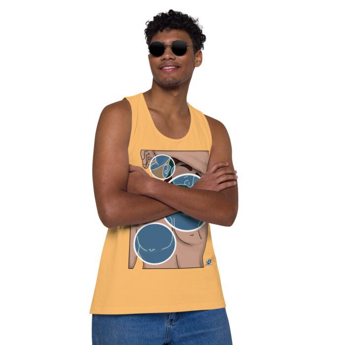 Men’s premium tank top - Negative Feelings - Image 30