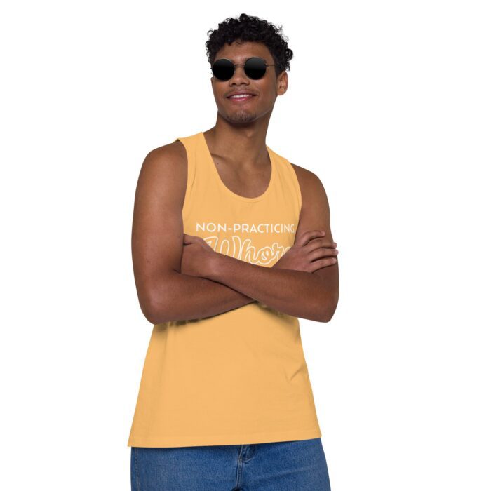 Men’s premium tank top - Non-Practicing Whore - Image 38