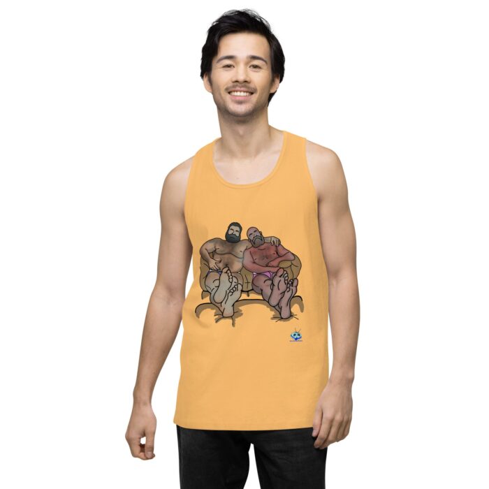 Men’s premium tank top - Staying In - Image 47