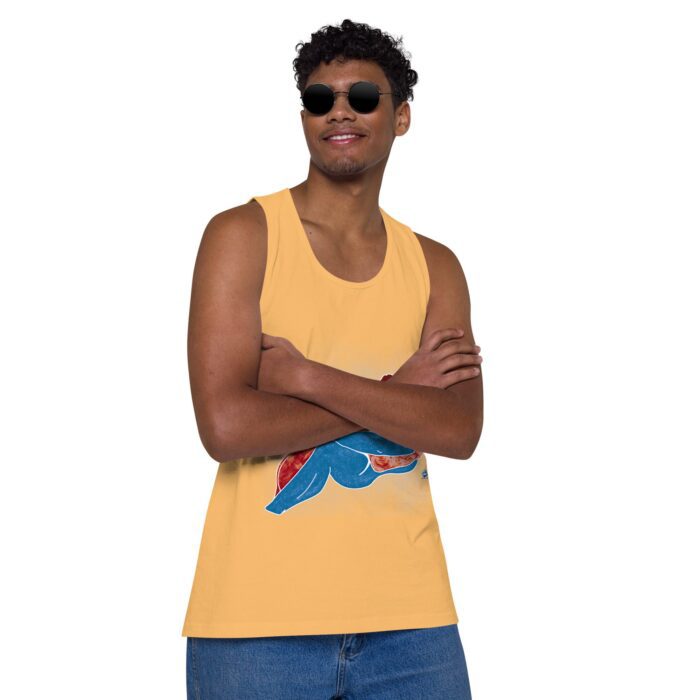 Men’s premium tank top - Steam - Image 38