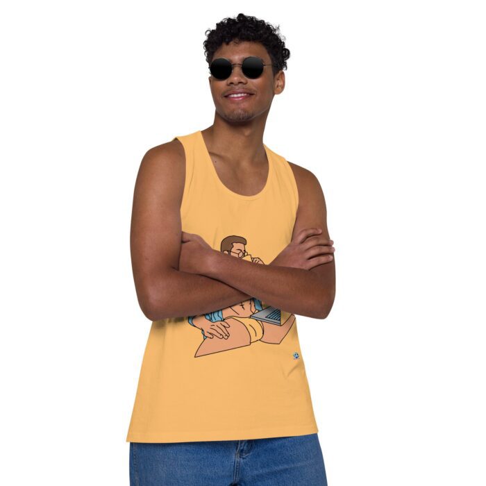 Men’s premium tank top - Work from Home - Image 38