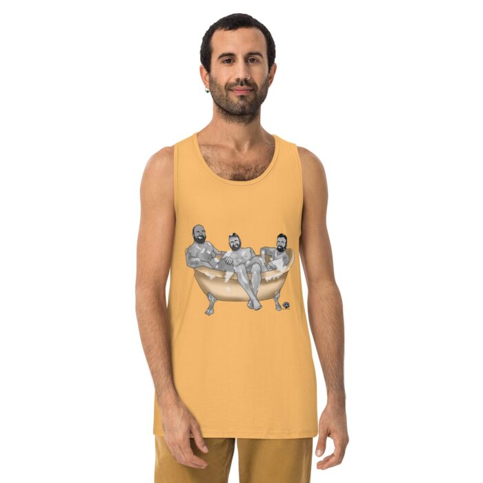 Men’s premium tank top - 3 Bears in a Tub - Image 19