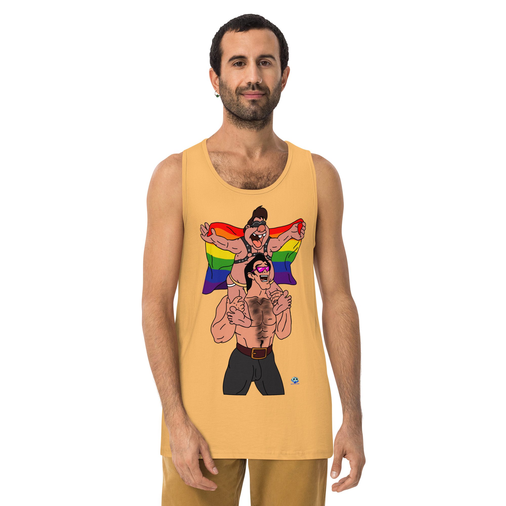 Men’s premium tank top - Beastly Buddies - Image 10