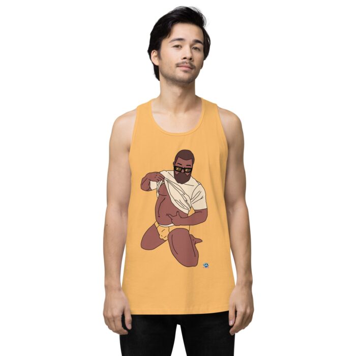 Men’s premium tank top - Belly Pride - Image 47