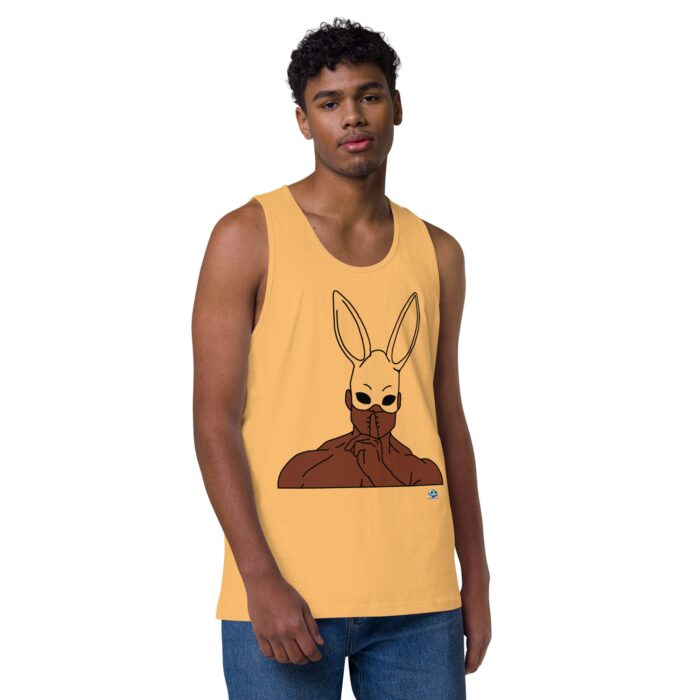 Men’s premium tank top - Bunny Ear Mask (Easter) - Image 37