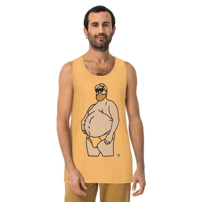 Men’s premium tank top - Chub in Hat - Image 19