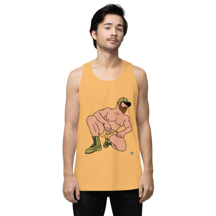 Men’s premium tank top - Combat Boots - Image 19