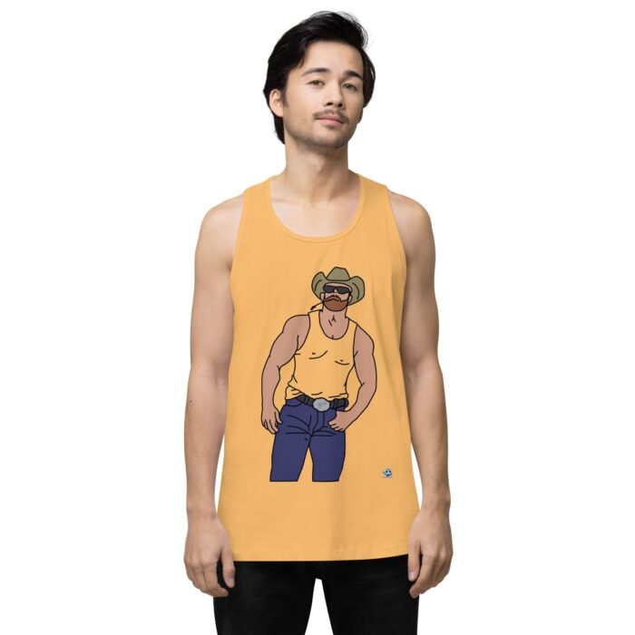 Men’s premium tank top - Cowboy Blues - Image 19