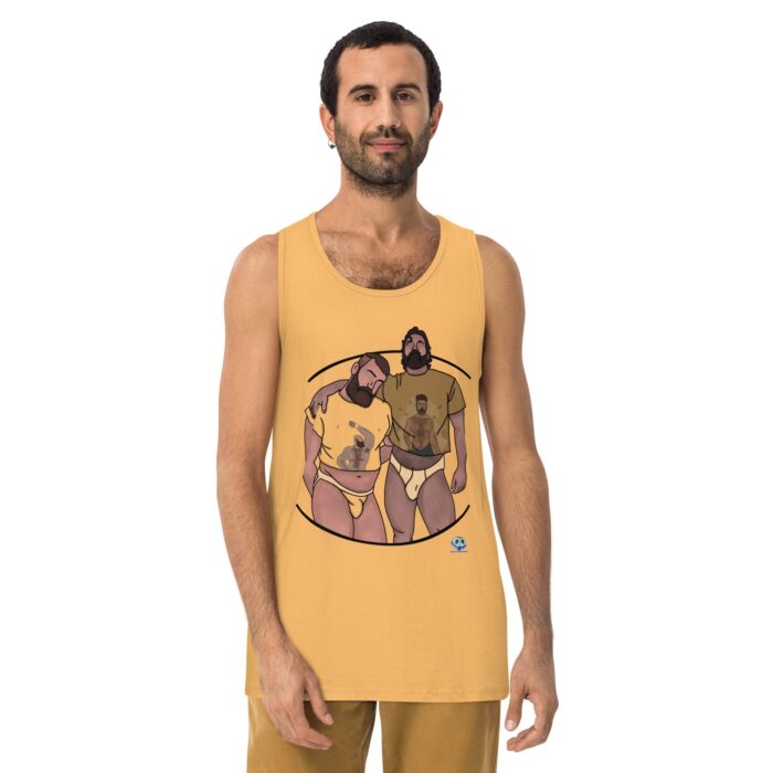 Men’s premium tank top - Cropped - Image 11