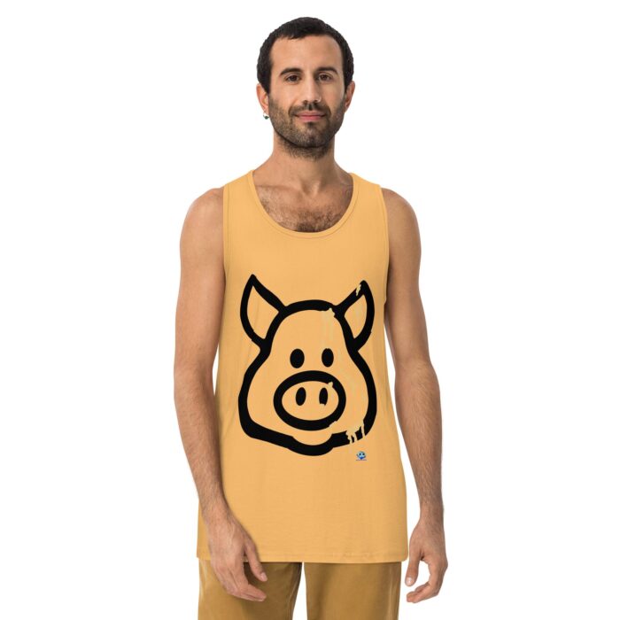 Men’s premium tank top - Cum Pig - Image 10