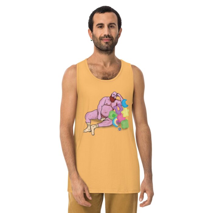 Men’s premium tank top - Get Lucky - Image 15