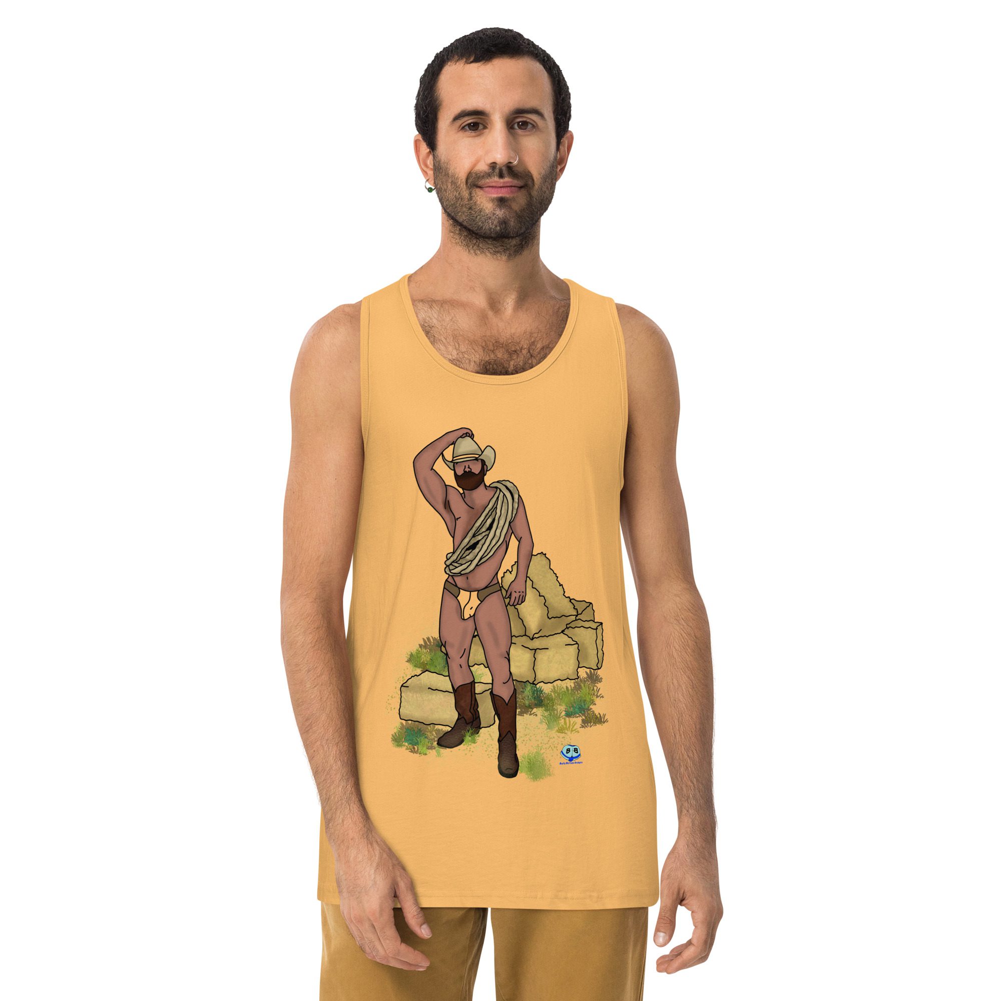 Men’s premium tank top - Hay Dude! - Image 10