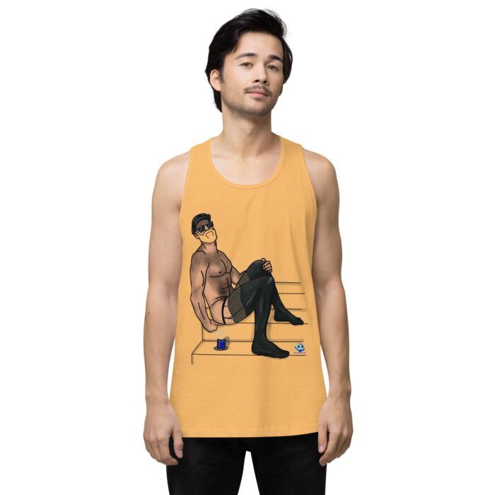 Men’s premium tank top - Leather and Lace - Image 47