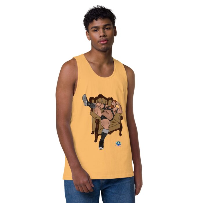 Men’s premium tank top - Leather Chair - Image 37