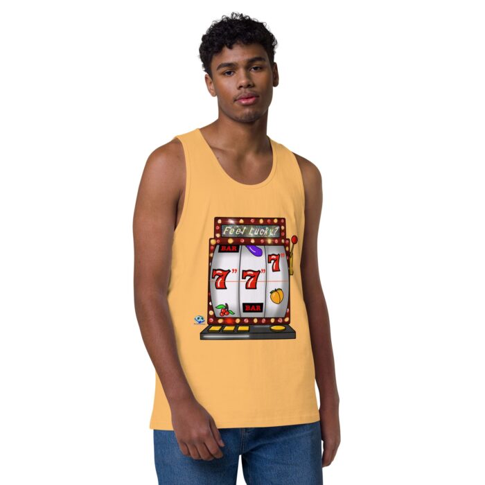 Men’s premium tank top - Lucky Seven Inches - Image 38