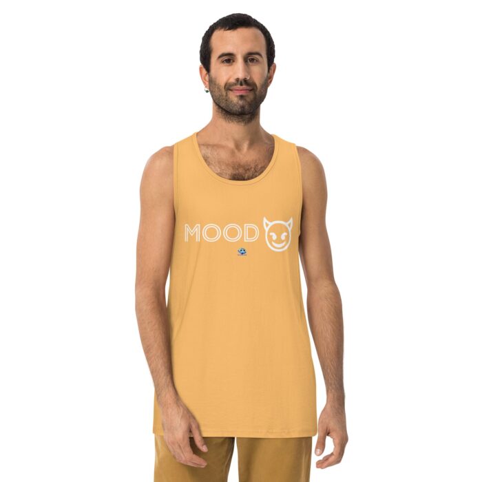 Men’s premium tank top - Mood Devil Emoji - Image 19