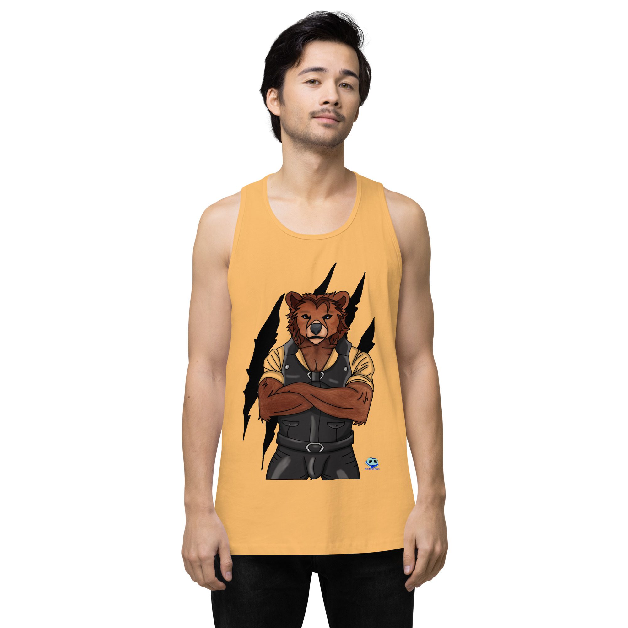 Men’s premium tank top - Mr. Bear - Image 20
