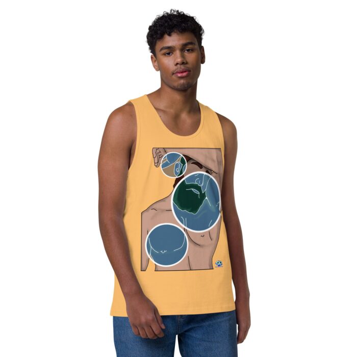 Men’s premium tank top - Negative Feelings - Image 29