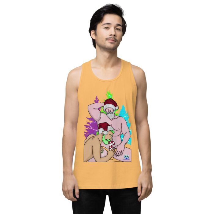 Men’s premium tank top - Peppermint Stick - Image 46