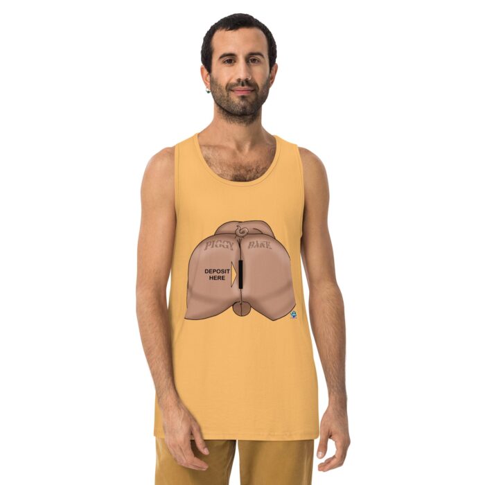 Men’s premium tank top - Piggy Bank - Image 19