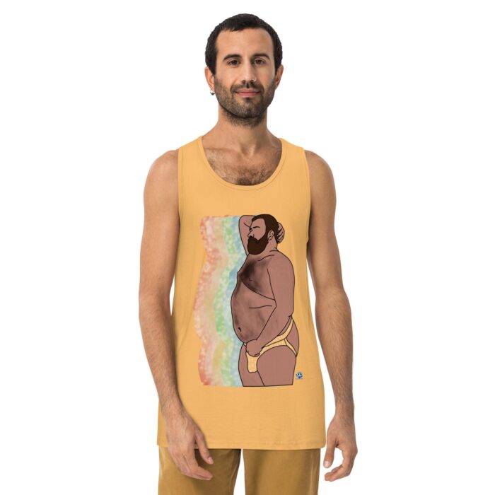 Men’s premium tank top - Radiant - Image 19