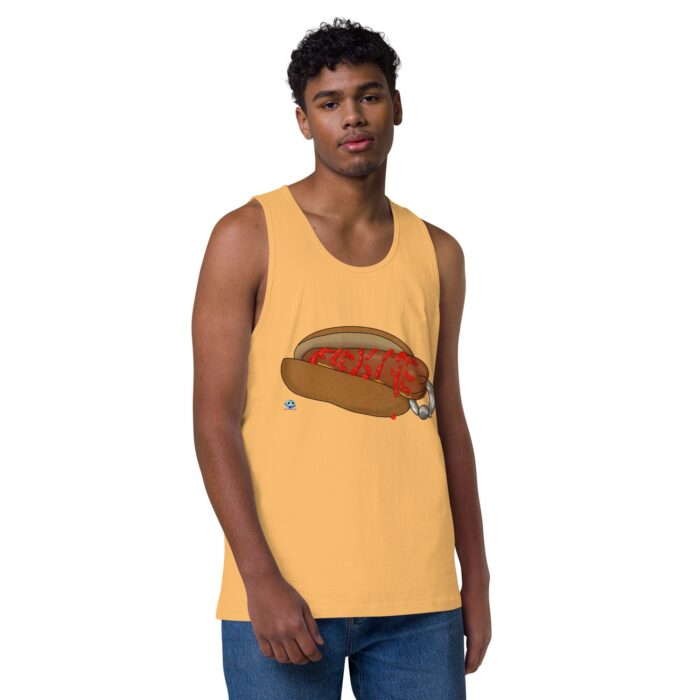 Men’s premium tank top - Real Bad Hotdog - Image 19