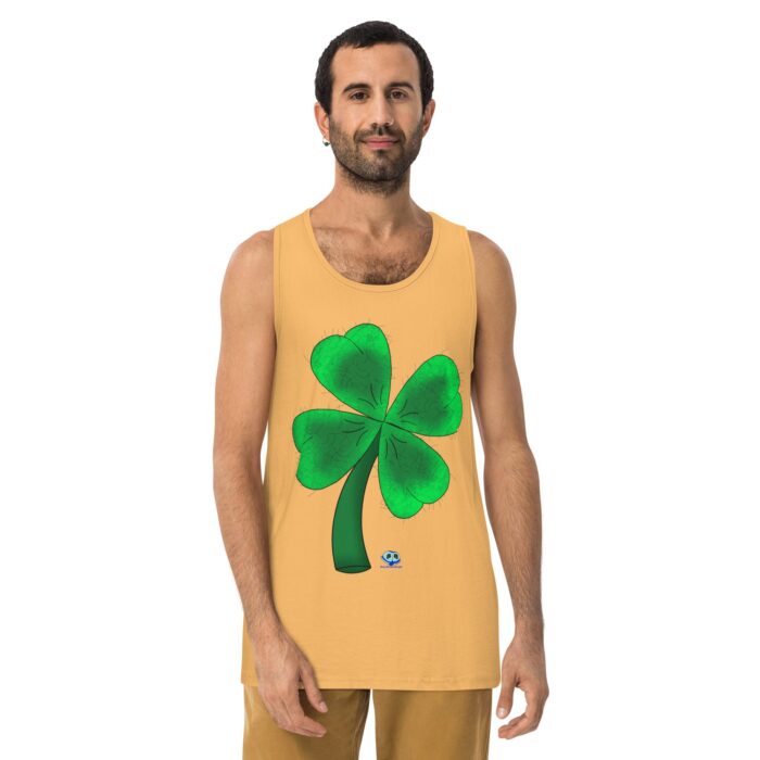Men’s premium tank top - Shamrocky Mountain Oysters - Image 11