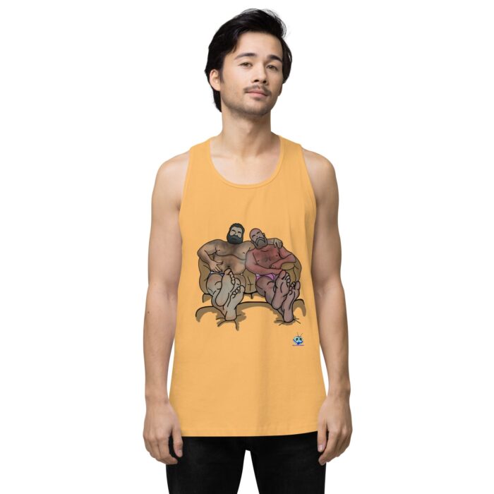 Men’s premium tank top - Staying In - Image 46