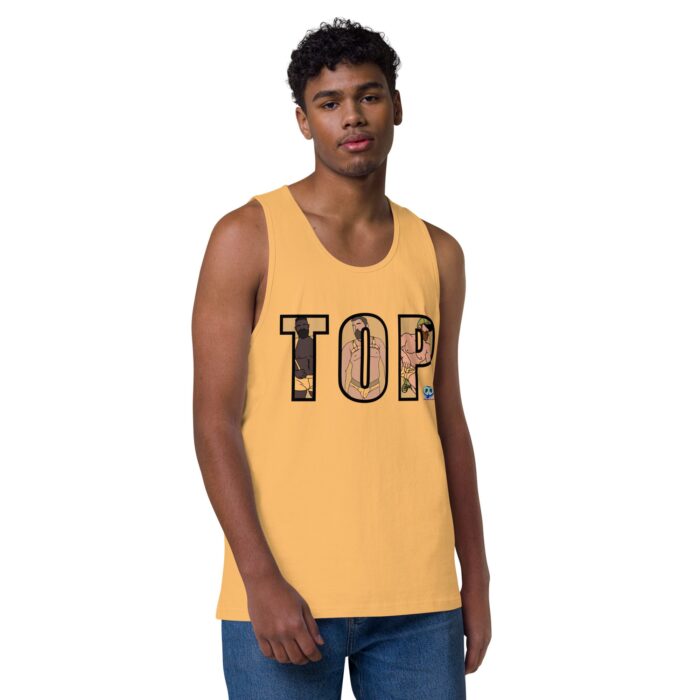 Men’s premium tank top - TOP Cutout - Image 20