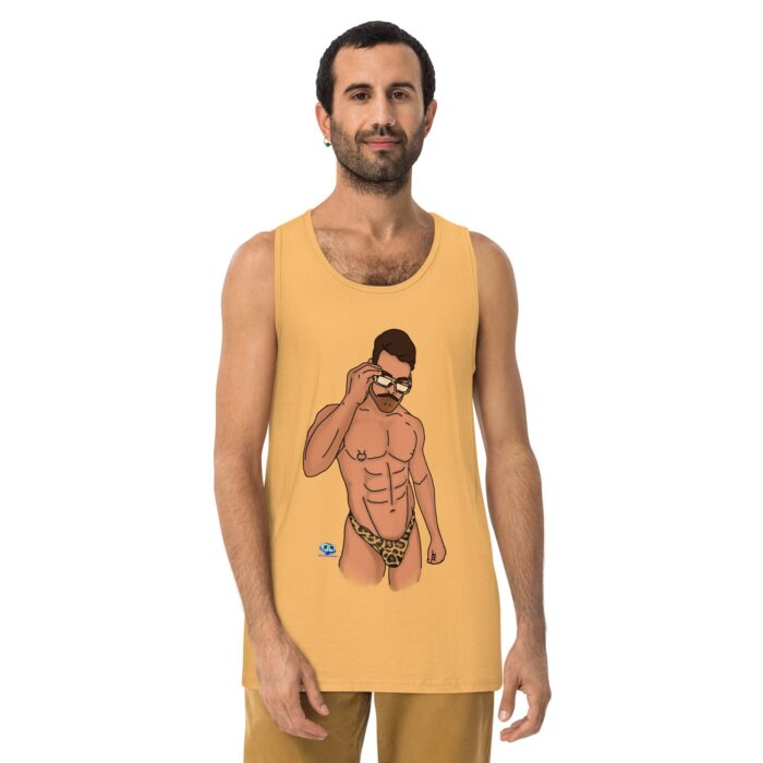 Men’s premium tank top - Wild - Image 19