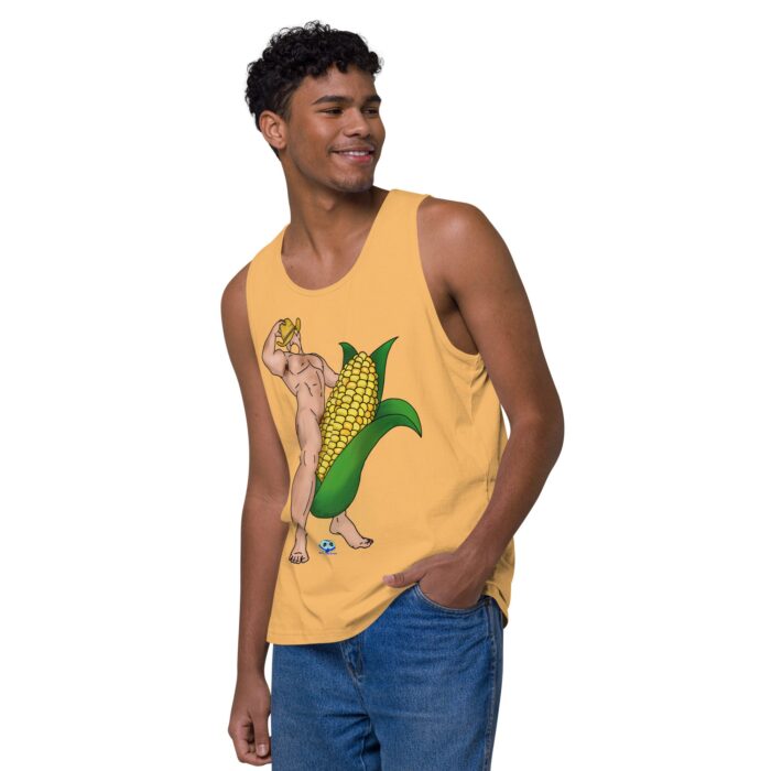 Men’s premium tank top - Aww Shucks - Image 39