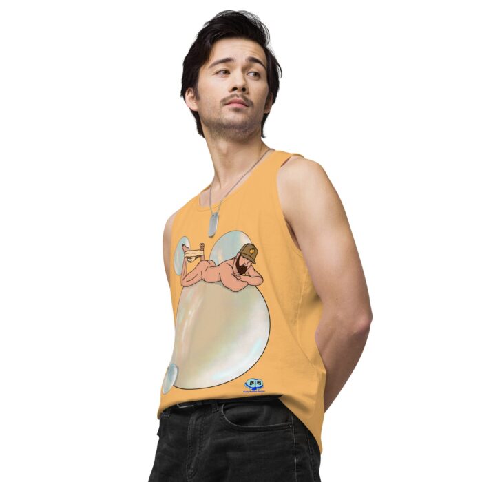 Men’s premium tank top - Bubbles - Image 49