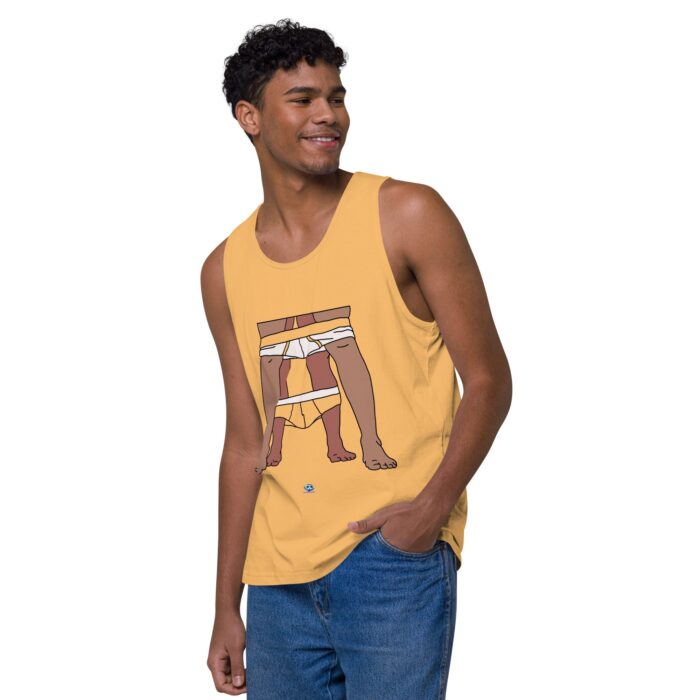 Men’s premium tank top - Dropped Drawers - Image 39