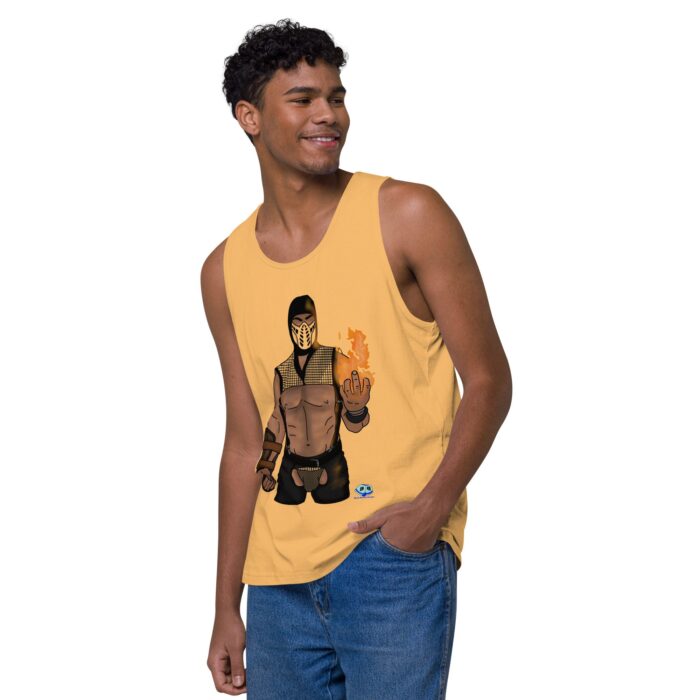 Men’s premium tank top - Finish Him - Image 39