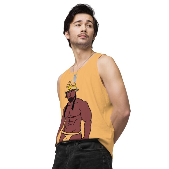 Men’s premium tank top - Fireman - Image 49