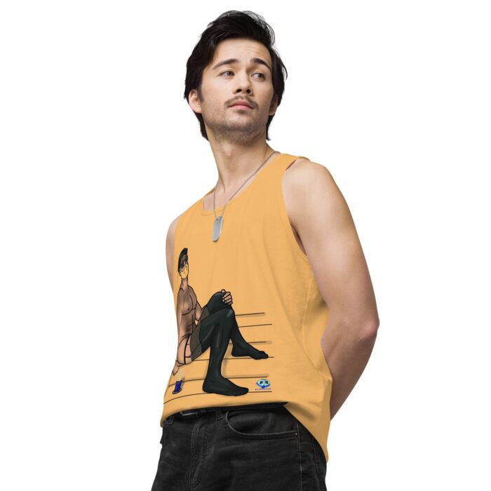 Men’s premium tank top - Leather and Lace - Image 50