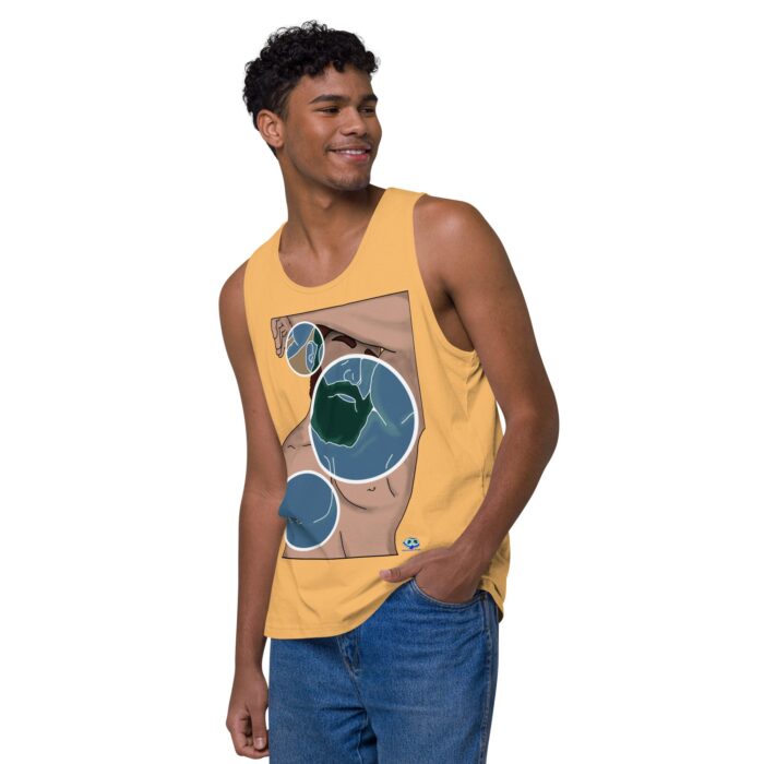 Men’s premium tank top - Negative Feelings - Image 31