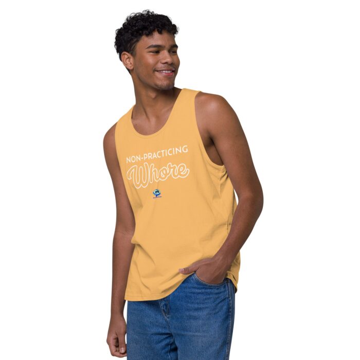 Men’s premium tank top - Non-Practicing Whore - Image 39