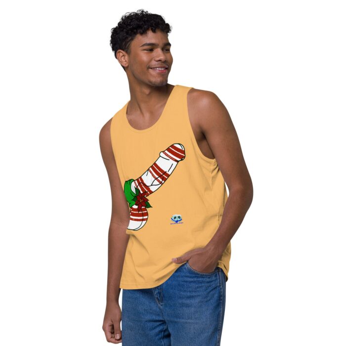 Men’s premium tank top - Peppermint Dick - Image 39