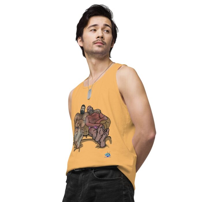 Men’s premium tank top - Staying In - Image 49