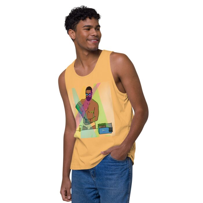 Men’s premium tank top - The Bartender - Image 40