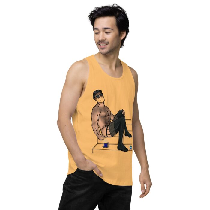 Men’s premium tank top - Leather and Lace - Image 49