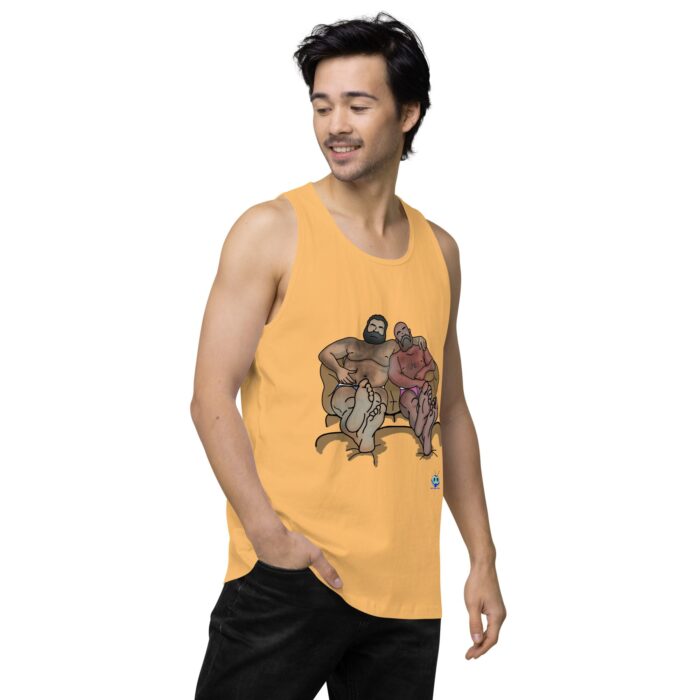 Men’s premium tank top - Staying In - Image 48