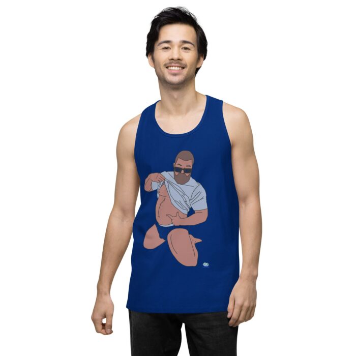 Men’s premium tank top - Belly Pride - Image 8
