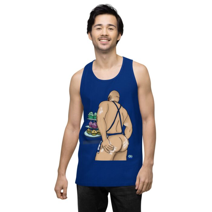 Men’s premium tank top - Cakes - Image 5